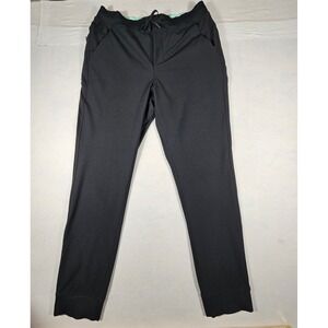 Birddogs Mens XL Black Joggers Athletic Tapered Sweatpants Mint Green Lining